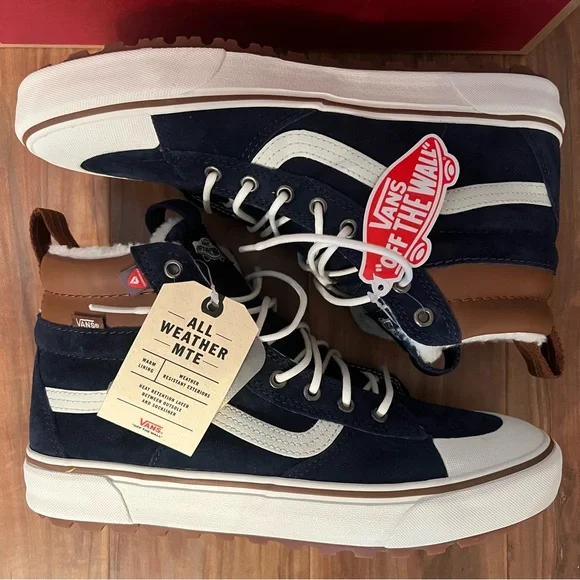 Mens Vans Sk8-Hi MTE 2.0 DX shoes in the Dress Blues Gum. NWT. Size 11. - Picture 5 of 5